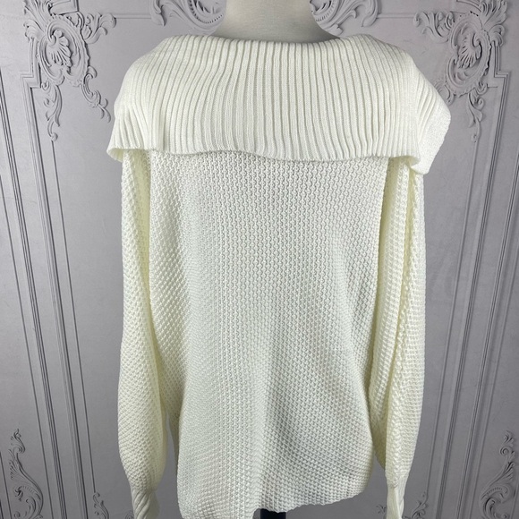 Casual V-Neck Long Sleeve Knit Sweater - Picture 5 of 8